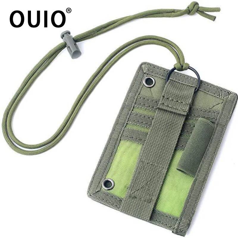 OUIO Tactical ID Card Holder H - Lanyard Badge Holder recension och pris