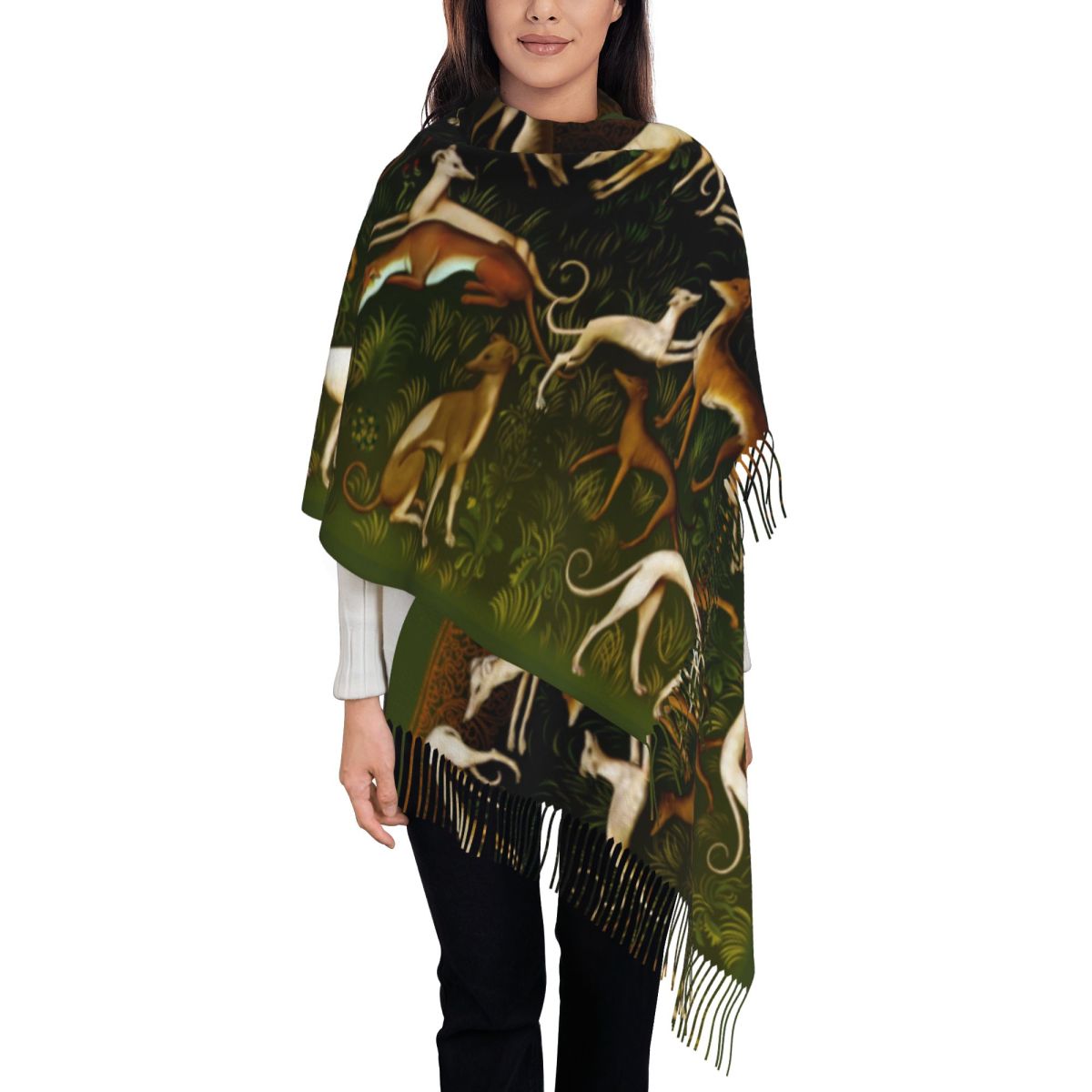Greyhounds Shawl Wrap Women Wi - Pashmina Wrap Large recension och pris