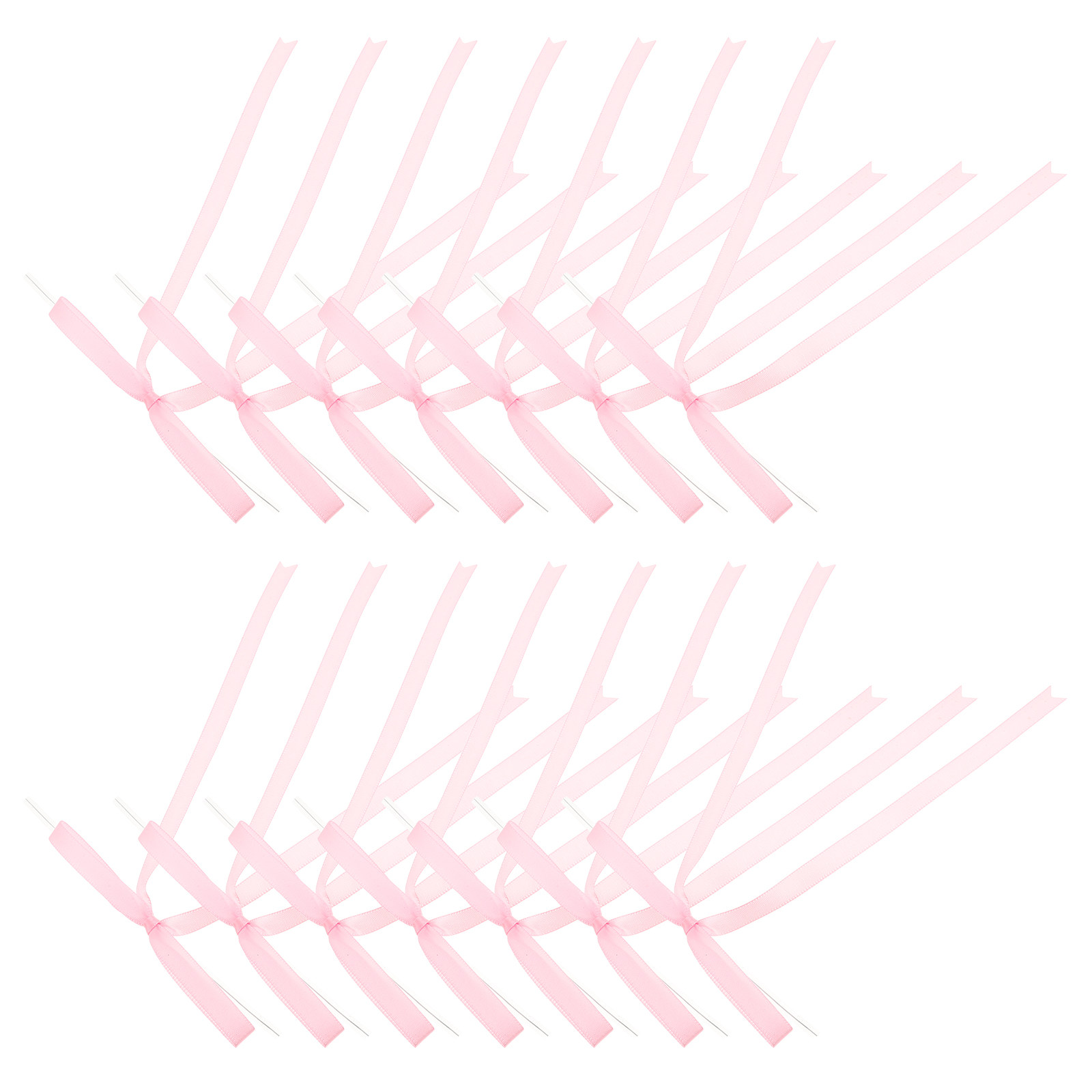 50Pcs Knotted Ribbon Bows 18Cm - Bow Tie Pre Tied recension och pris