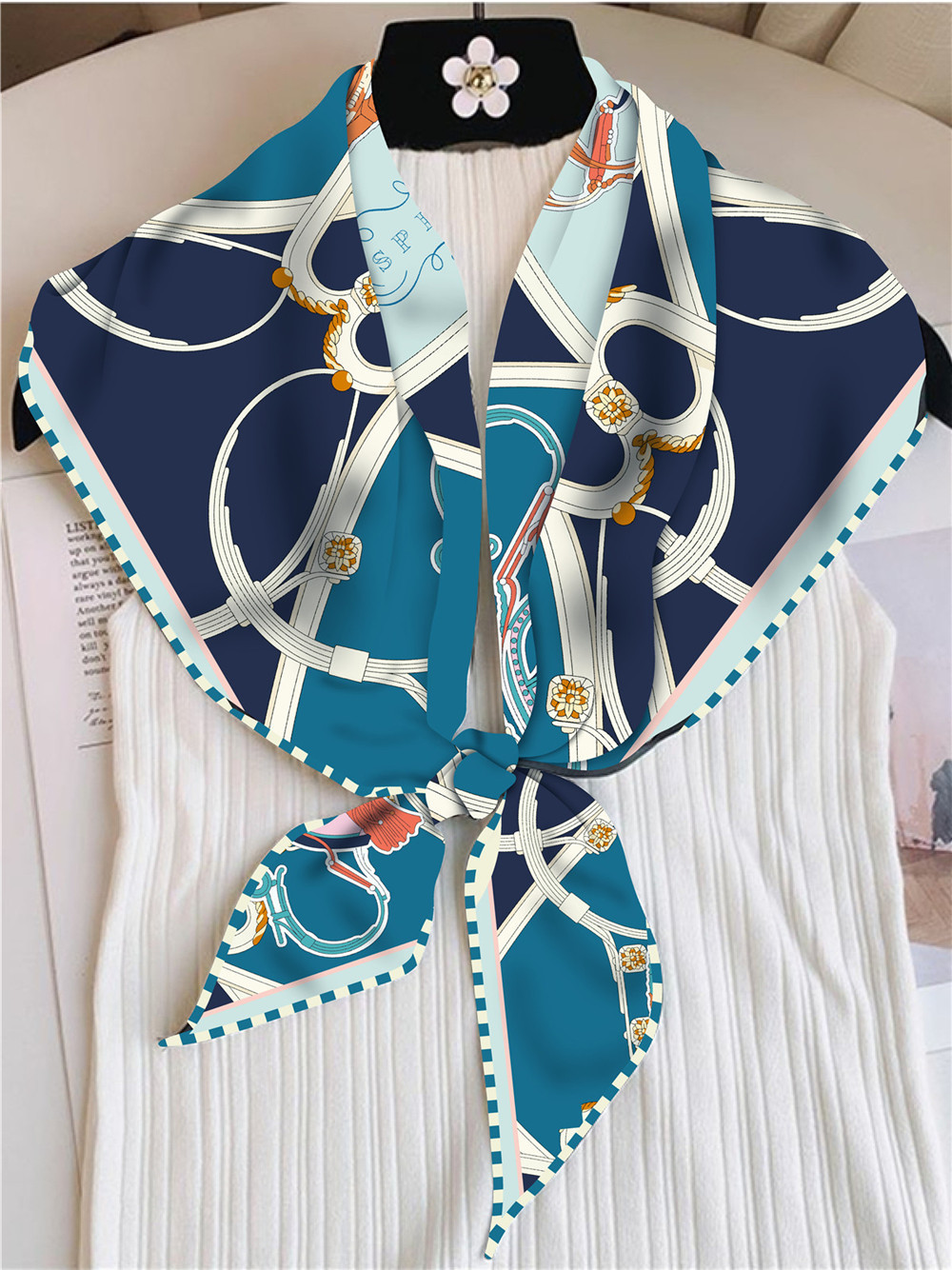 Triangle Shawls Silk Scarf Wom - Pashmina Wrap Large recension och pris