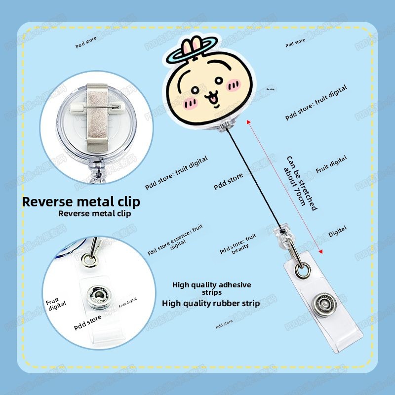 jiyi Retractable Badge Reel Ka - Lanyard Badge Holder recension och pris